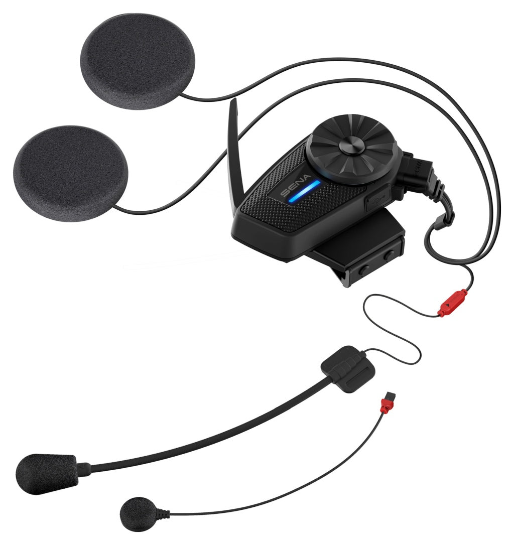SENA INTERKOM MOTOCYKLOWY SPIDER ST1 MESH 2.0 DO 2000M ( MAX 8000M ) Z GŁOŚNIKAMI HD SPEAKERS I UNIWERSALNYM ZESTAWEM MIKROFONÓW ( BEZ RADIA FM ) ( 2 ZESTAWY ) (EL) – zdjęcie 3