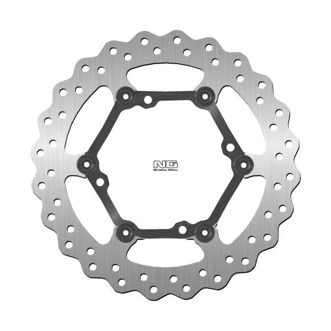 NG TARCZA HAMULCOWA PRZÓD SHERCO RALLY/SCF/SE 125/250/300/450 '12-19 (270X120X3MM) (4X10,5MM) WAVE PŁYWAJĄCA – zdjęcie 2