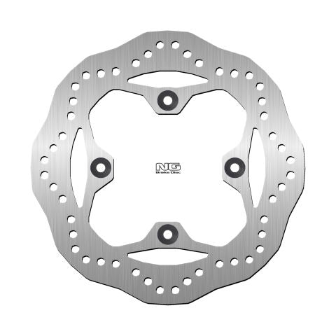 NG TARCZA HAMULCOWA TYŁ TRIUMPH SPEED TRIPLE 1050 '11-17, TIGER 800 '10-17 (255X105X6,0MM) (4X10,5MM) WAVE – zdjęcie 2