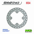 NG TARCZA HAMULCOWA TYŁ HONDA CR 125/250 '02-07, CRF 250/450R '04-'21 (240X121,5X4)