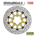 NG TARCZA HAMULCOWA PRZÓD KAWASAKI ER6 F/N, ZX 10R 04-15, ZX6R 05-18, KLE 650 VERSYS 07-22, Z 750 (300X80X5MM) (5X10,MM) PŁYWAJĄCA