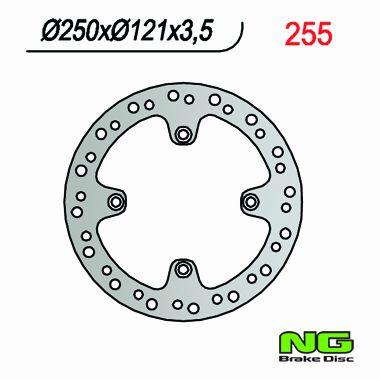 NG TARCZA HAMULCOWA PRZÓD SUZUKI DR 350 (91-99) (250X121X3,5)