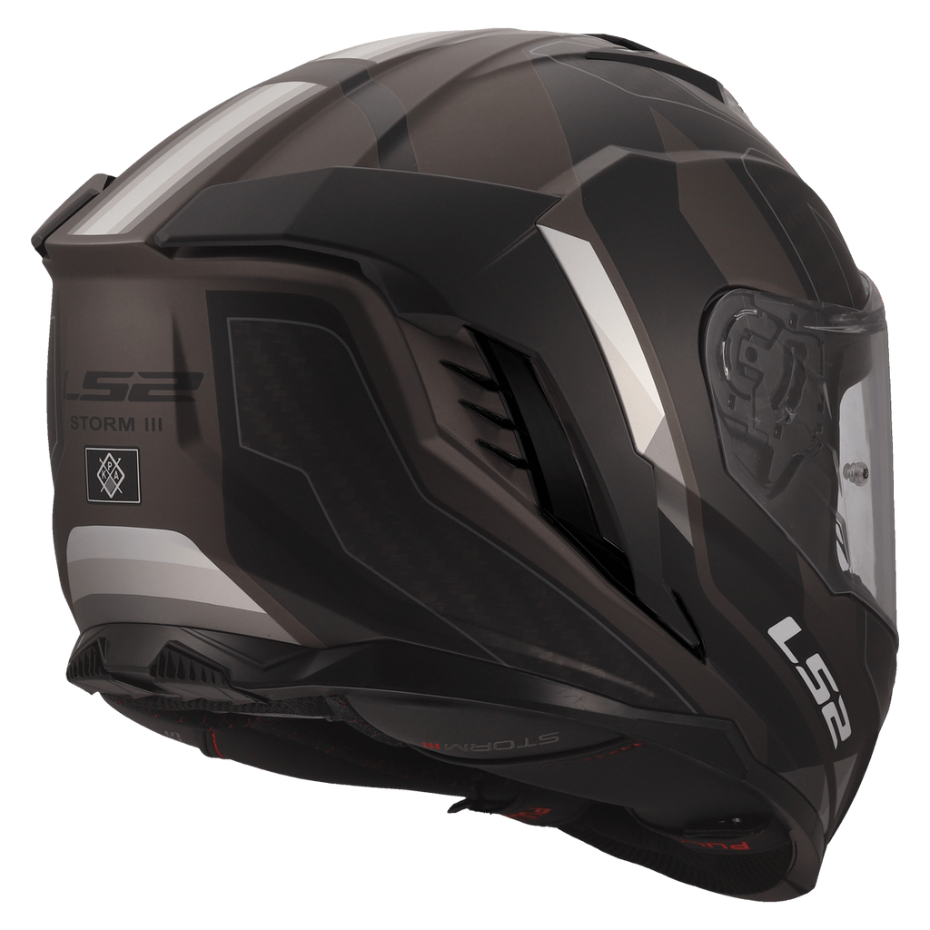 KASK LS2 FF818 STORM III SPORTY BLACK GREY