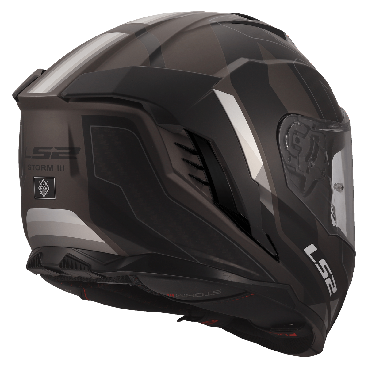 KASK LS2 FF818 STORM III SPORTY BLACK GREY