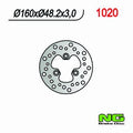 NG TARCZA HAMULCOWA PRZÓD SUZUKI LTR 450 (06-12) (160x48x3) (3X10,5MM)
