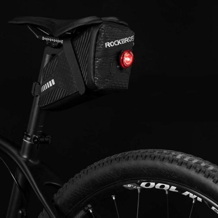 Sakwa podsiodłowa, torba rowerowa ROCKBROS (C29-BK) czarna