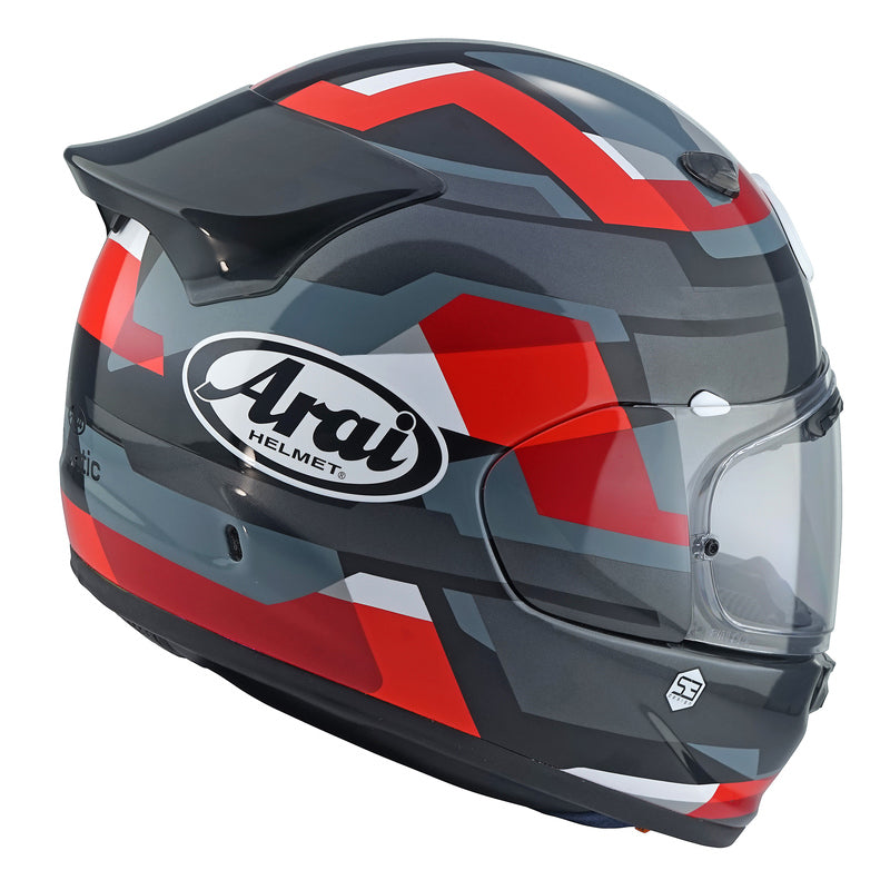 KASK MOTOCYKLOWY ARAI QUANTIC ABSTRACT RED XS
