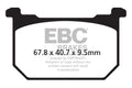 EBC Brakes Klocki hamulcowe EBC FA068 (kpl. na 1 tarcze)