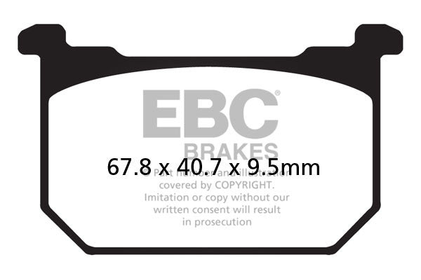 EBC Brakes Klocki hamulcowe EBC FA068 (kpl. na 1 tarcze)