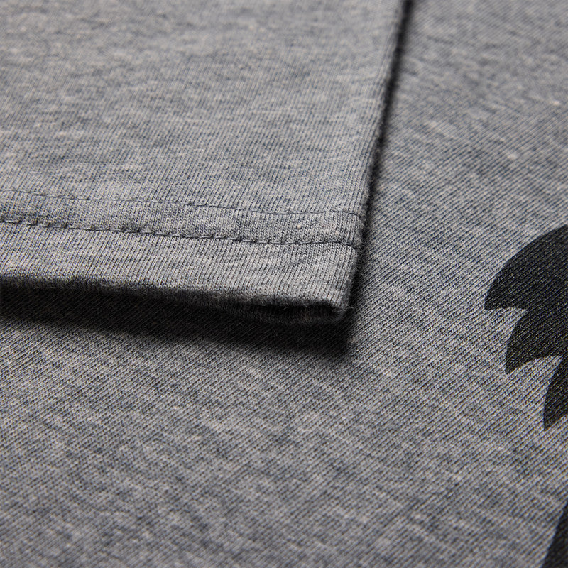 T-SHIRT JUNIOR FOX HEAD HEATHER DARK GREY