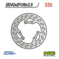 NG TARCZA HAMULCOWA PRZÓD DERBI 50 SENDA R/R-RACER/X-TREME/X-RACE '00-'09 (240x108x3,5)