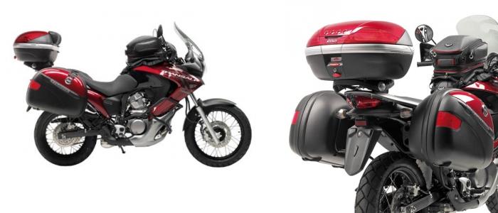 GIVI (WYCOFANY) STELAŻ KUFRA CENTRALNEGO Z PŁYTĄ MONOKEY - XL 700V TRANSALP (08 > 13)