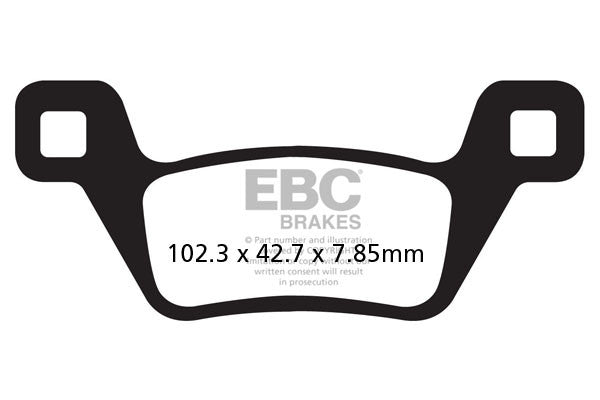 EBC Brakes Klocki hamulcowe EBC FA600R (kpl. na 1 tarcze)