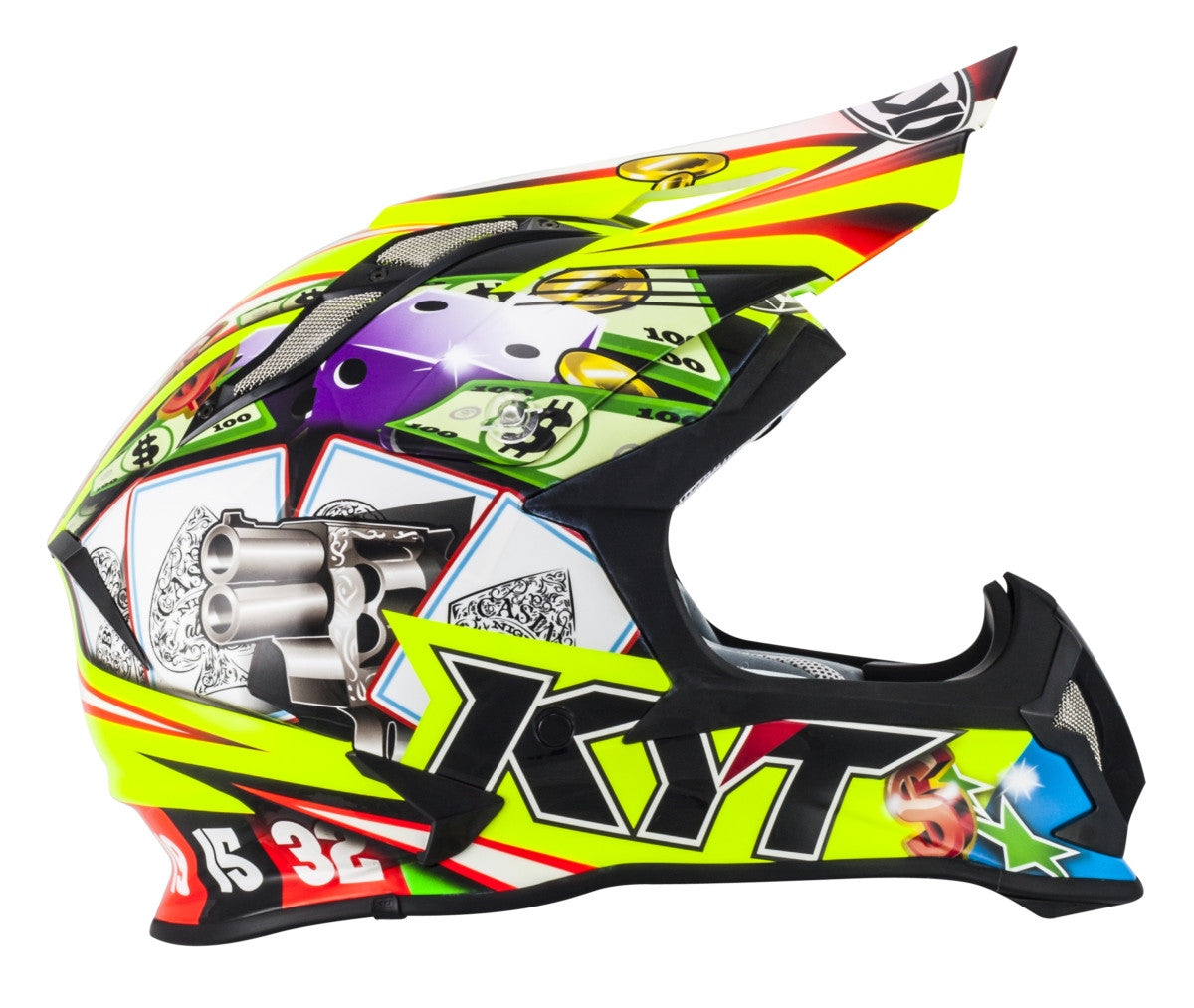 Kask Motocyklowy KYT STRIKE EAGLE ROULETTE – zdjęcie 7
