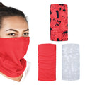 OXFORD KOŁNIERZ WIELOFUNKCYJNY WIATROODPORNY COMFY HAVOC RED 3 SZTUKI W OPAKOWANIU KOLOR CAMO/CZERWONY