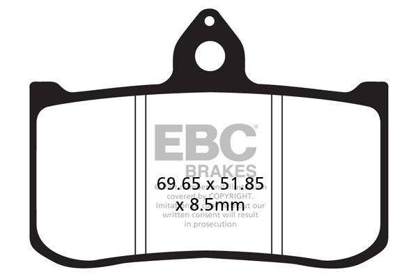 EBC Brakes Klocki hamulcowe EBC FA239 (kpl. na 1 tarcze)