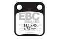 EBC Brakes Klocki hamulcowe EBC SFAC054 skuterowe karbonowe (kpl. na 1 tarcze)