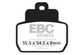 EBC Brakes Klocki hamulcowe EBC SFAC425 skuterowe karbonowe (kpl. na 1 tarcze)