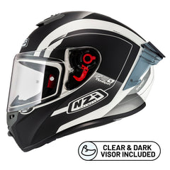 STREAM ELEGANCE WHITE BLACK TINTED S MATT