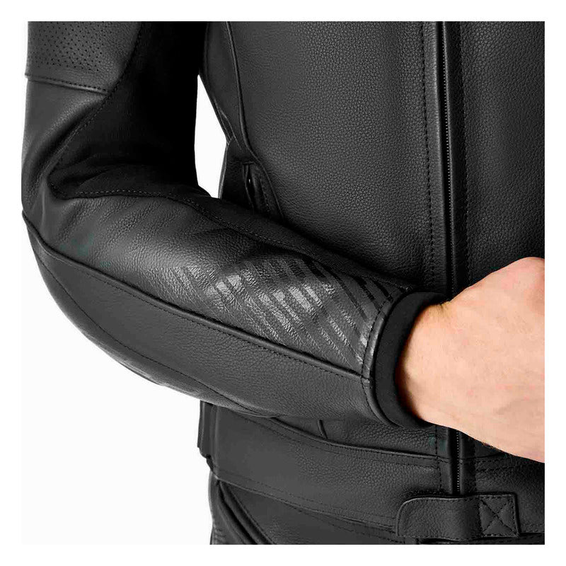 KURTKA MOTOCYKLOWA SKÓRZANA RST TRACTECH EVO D3O BLACK BLACK BLACK XS