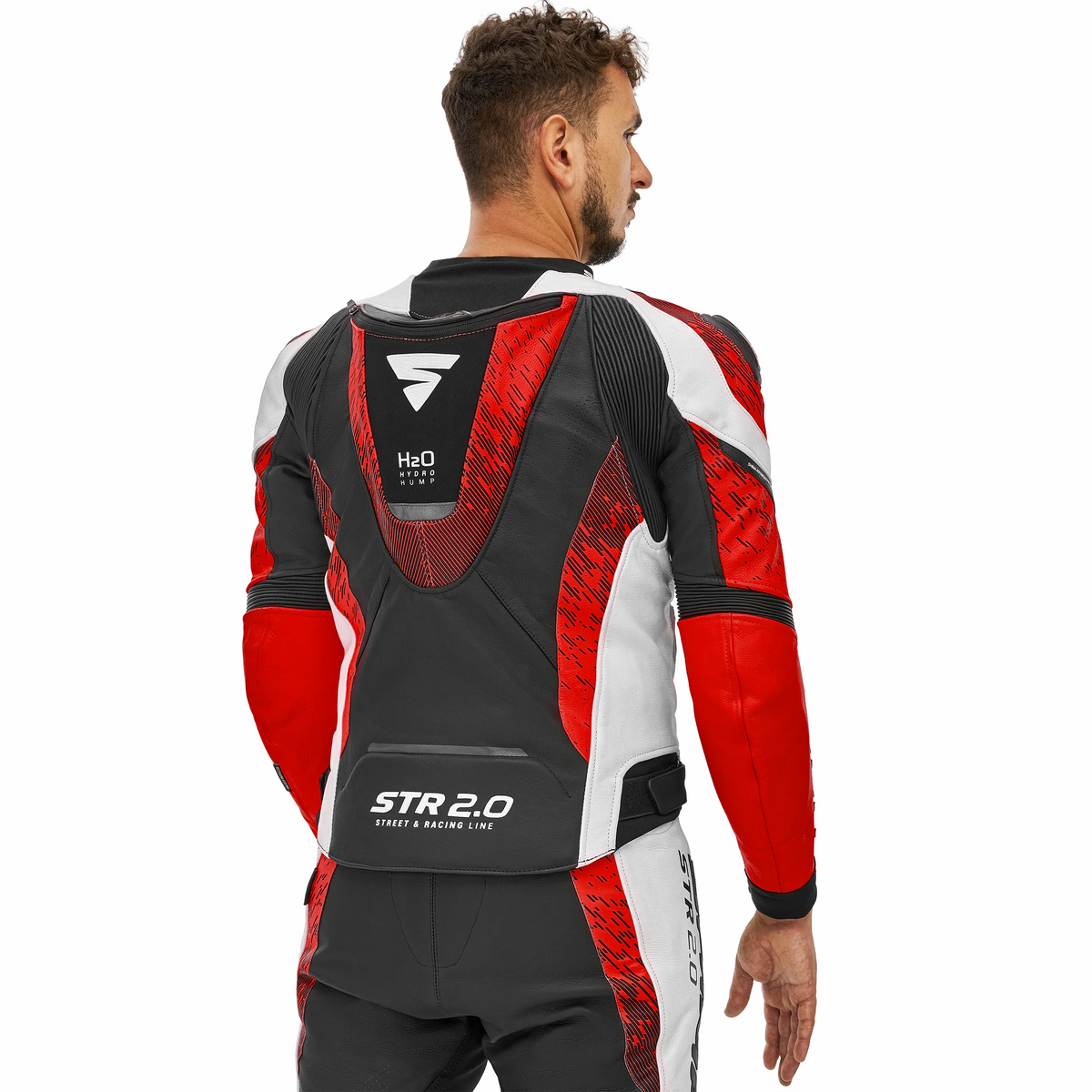SHIMA STR 2.0 JKT RED FLUO