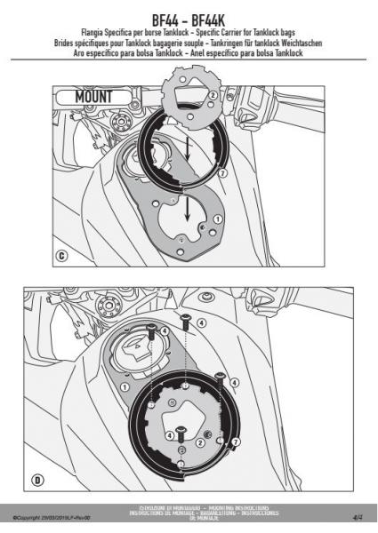 GIVI MOCOWANIE TANKLOCK HONDA CB500X (2019)