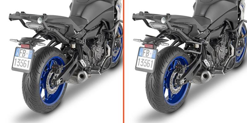 KAPPA STELAŻ POD TORBY (SAKWY) BOCZNE SZYBKIEGO MONTAŻU REMOVE-X YAMAHA TRACER 7 '20-'25, TRACER 7GT '20-'24