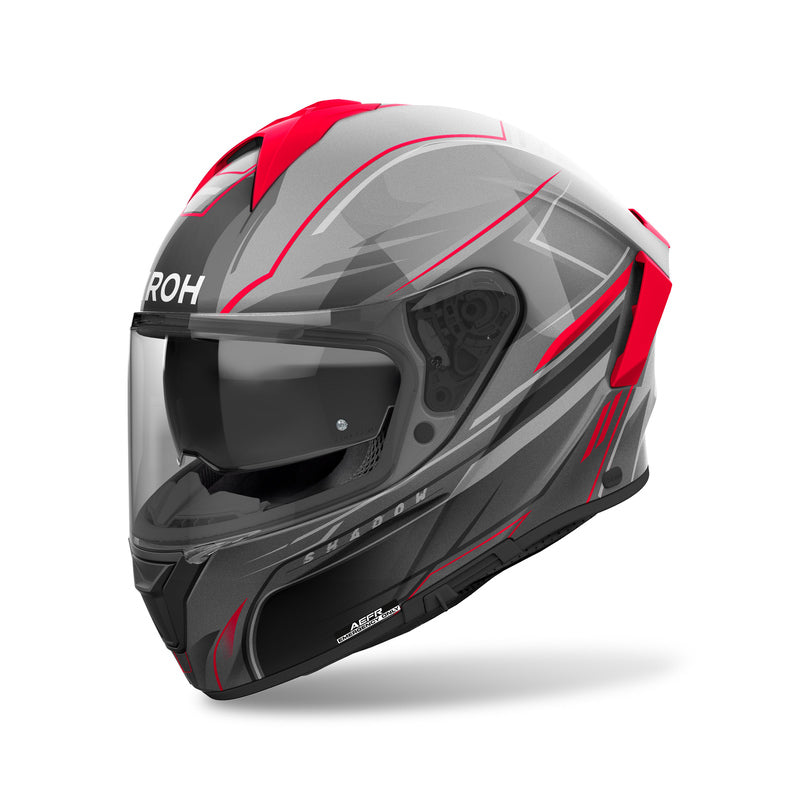 KASK MOTOCYKLOWY AIROH SPARK 2 SHADOW RED GLOSS