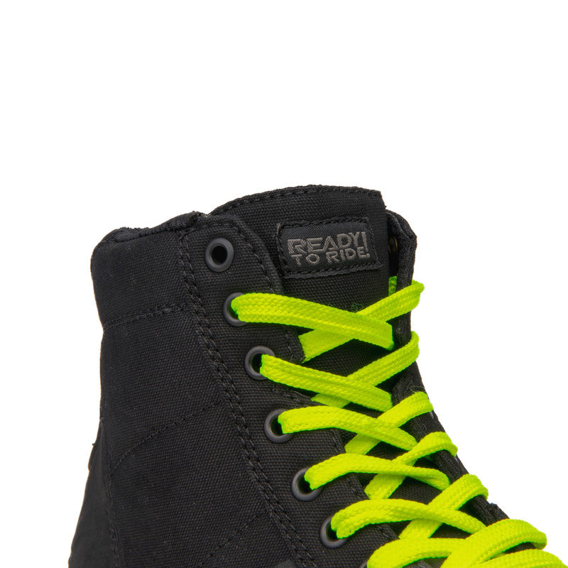 BUTY MOTOCYKLOWE OZONE TOWN BLACK FLUO YELLOW