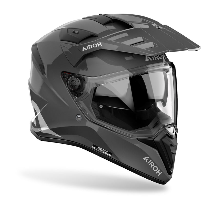 KASK MOTOCYKLOWY AIROH BADX-X COLOR DARK GREY GLOSS