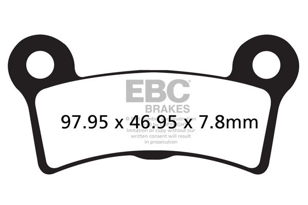 EBC Brakes Klocki hamulcowe EBC FA605/4V V-PAD (kpl. na 1 tarcze)