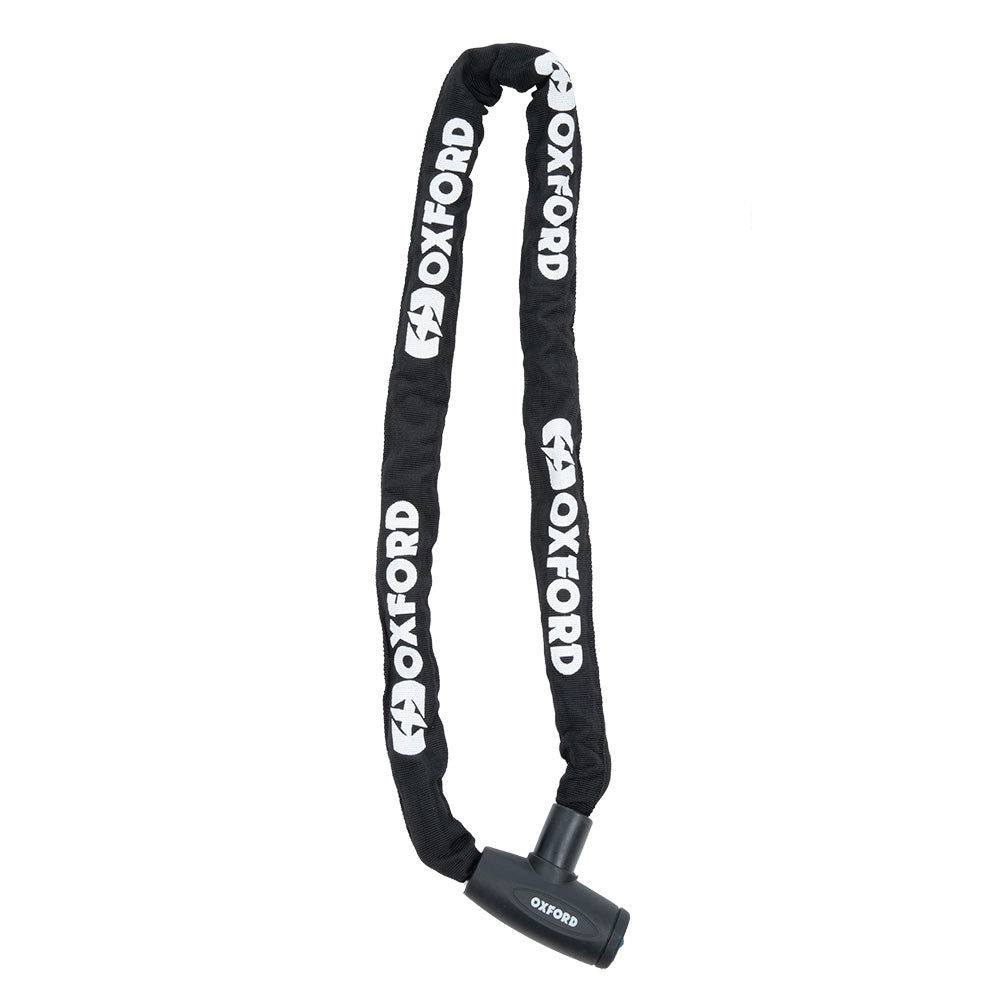 OXFORD ŁAŃCUCH DO MOTOCYKLA OXFORD GP CHAIN LOCK DŁUGOSC 1.2 METRA Z ZAPIĘCIEM. ŚREDNICA OCZKA 8MM - STARY KOD OF179 – zdjęcie 2