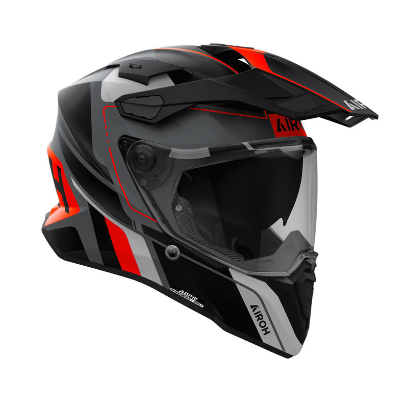 KASK MOTOCYKLOWY AIROH COMMANDER 2 SKIP ORANGE MATT