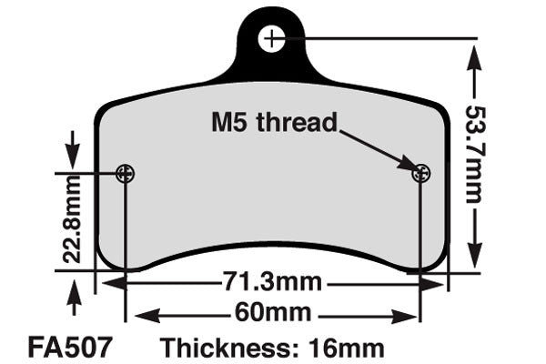 EBC Brakes EBC Klocki kartingowe FA507 (1 kpl. na tarczę)