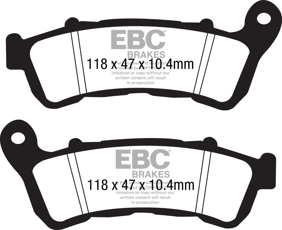 EBC Brakes Klocki hamulcowe EBC FA388/2HH wzmacniane (kpl. na 1 tarcze)