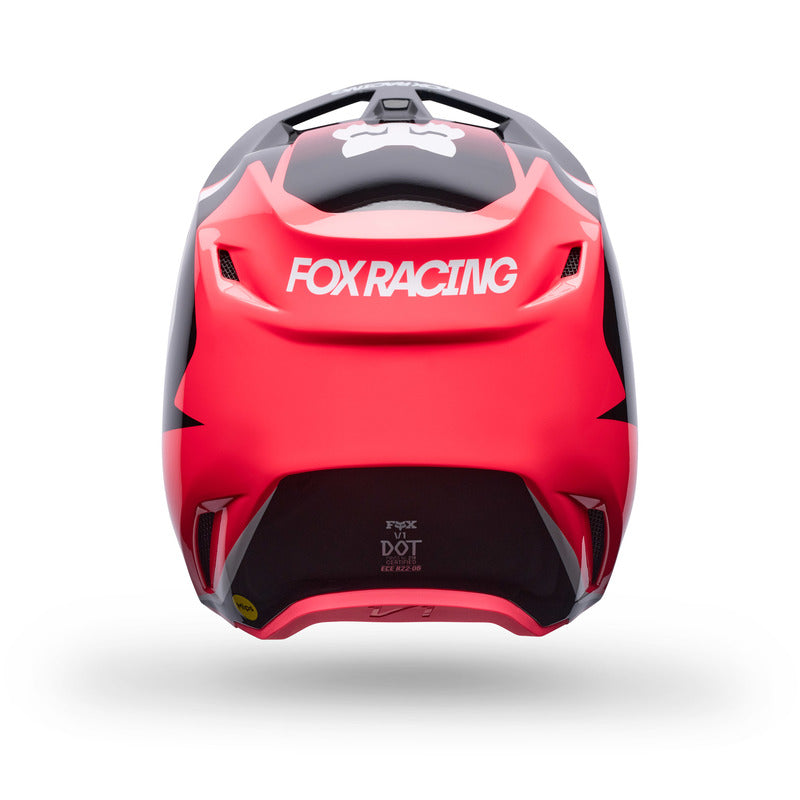 KASK MOTOCYKLOWY JUNIOR FOX V1 FRAME NEON PINK