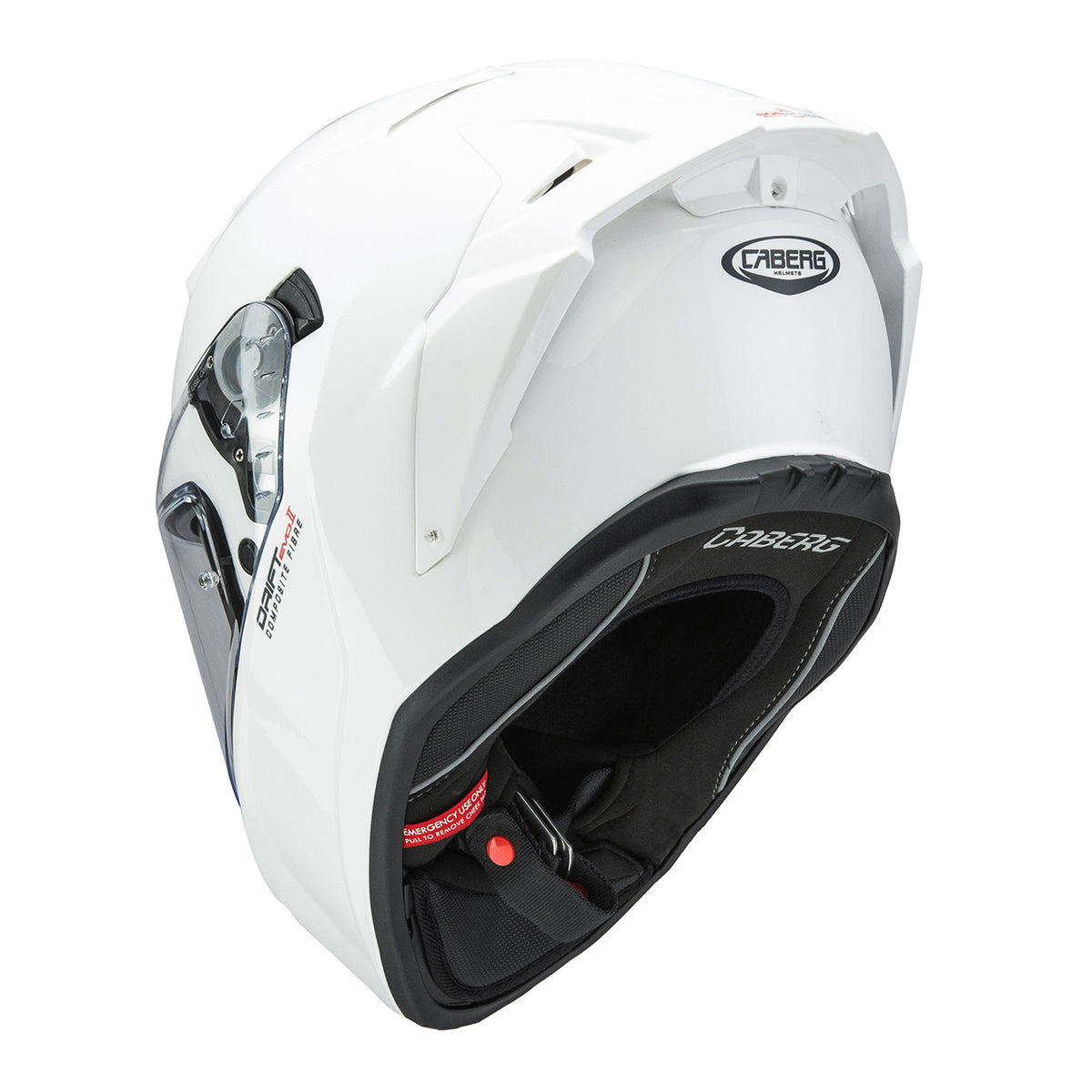 CABERG KASK INTEGRALNY Z BLENDĄ MODEL DRIFT EVO II SOLID KOLOR BIAŁY POŁYSK (PINLOCK W ZESTAWIE) – zdjęcie 4