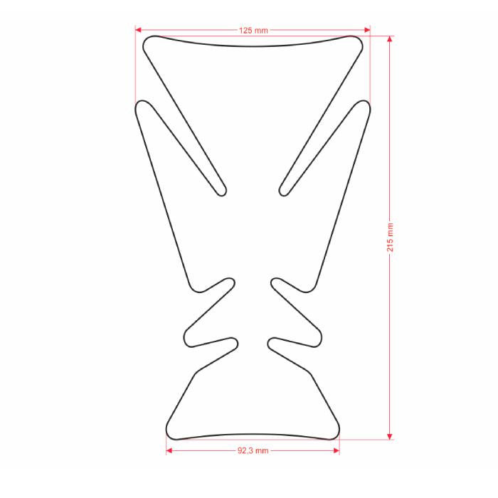 ONEDESIGN Tankpad Engineering Italian flag