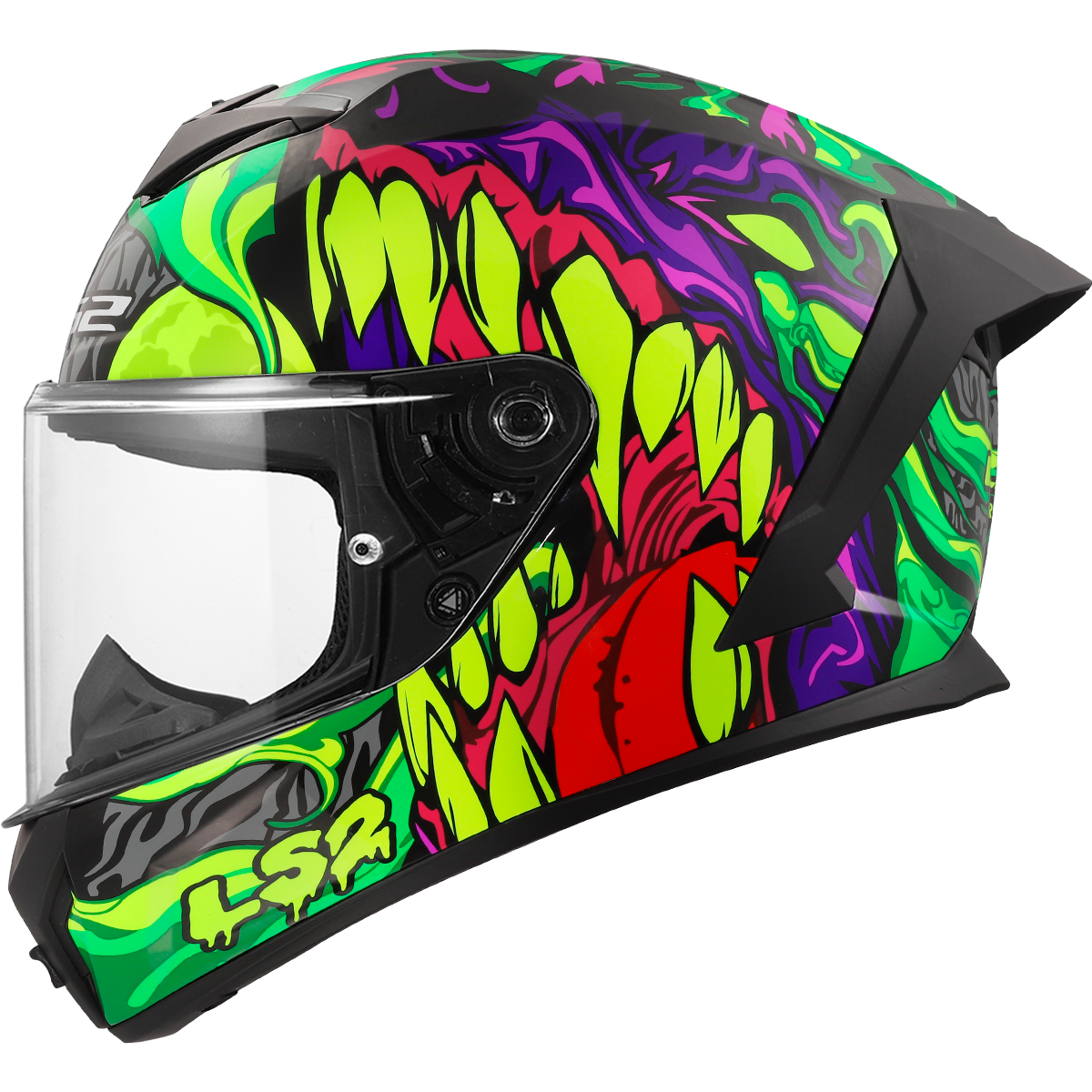 KASK LS2 FF820 RAPID III LYCANT PURPLE GREEN