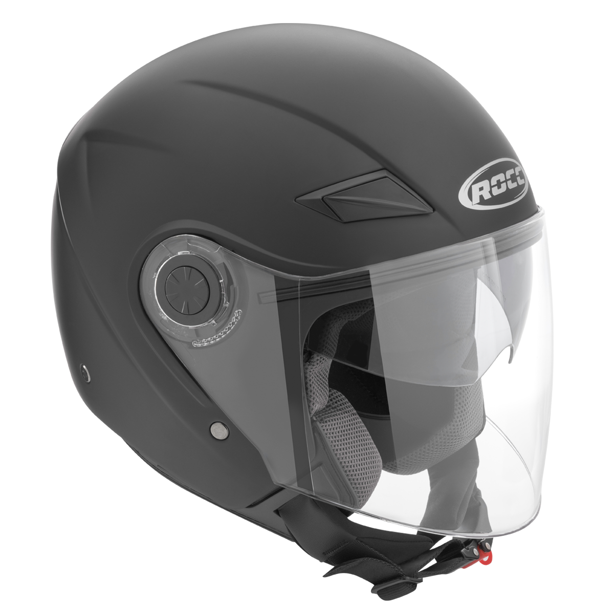 Kask motocyklowy ROCC 230 czarny mat