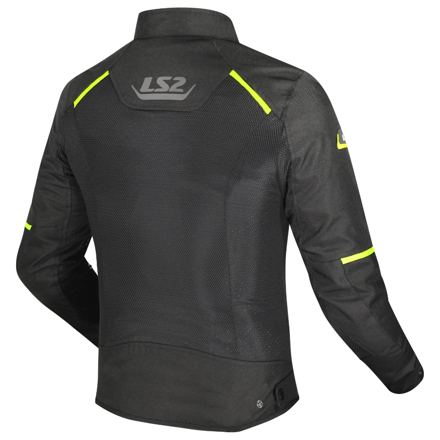 KURTKA LS2 BREEZE MAN BLACK YELLOW