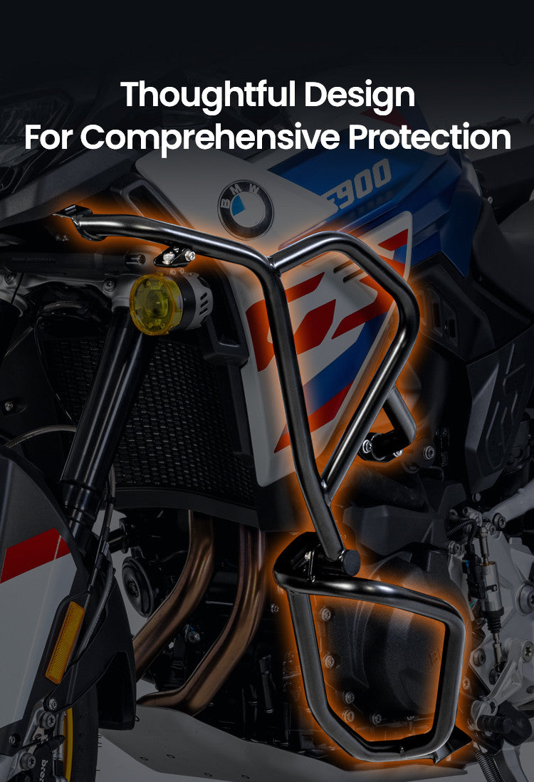 LOBOO Gmole górne do BMW F900GS (2024-) czarne