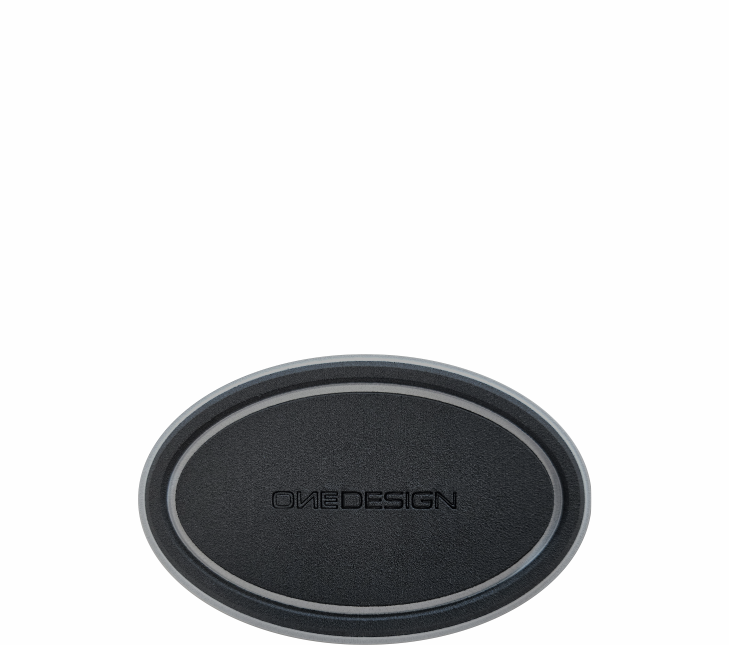 ONEDESIGN Grip Boczny HDF Uniwersalny 170x109mm czarny 2 szt.