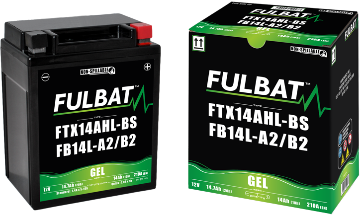Akumulator FULBAT FUL GEL - FTX14AHL-BS / FB14L-A2 / FB14L-B2 / YTX14AHL-BS / YB14L-A2 / YB14L-B2 (Żelowy, bezobsługowy)