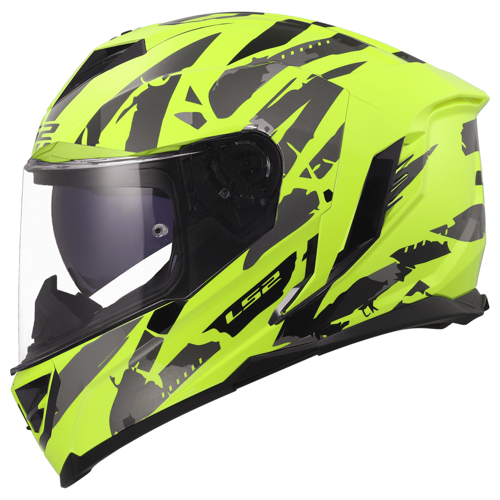 KASK LS2 FF818 STORM III KAOS H-V YELLOW