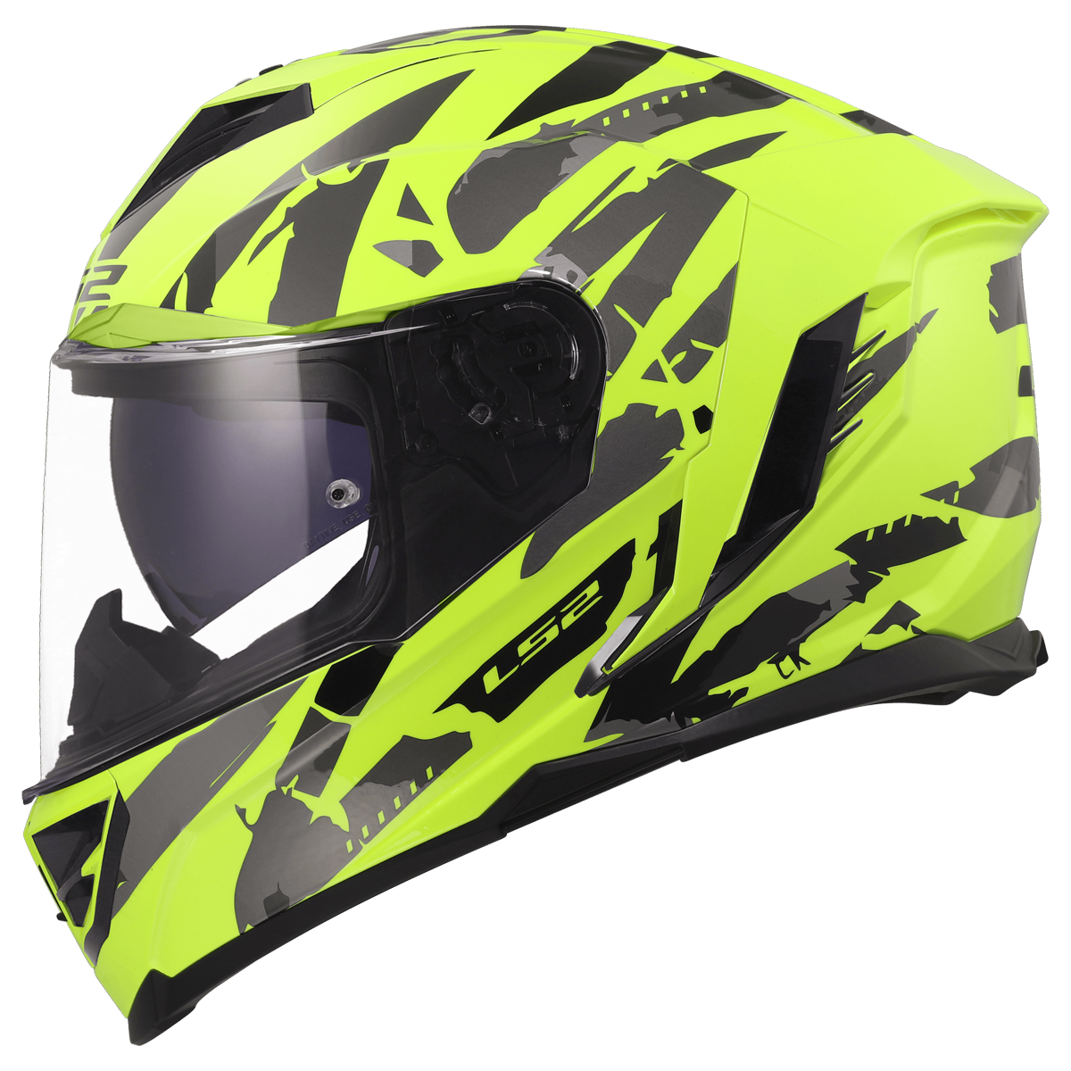 KASK LS2 FF818 STORM III KAOS H-V YELLOW