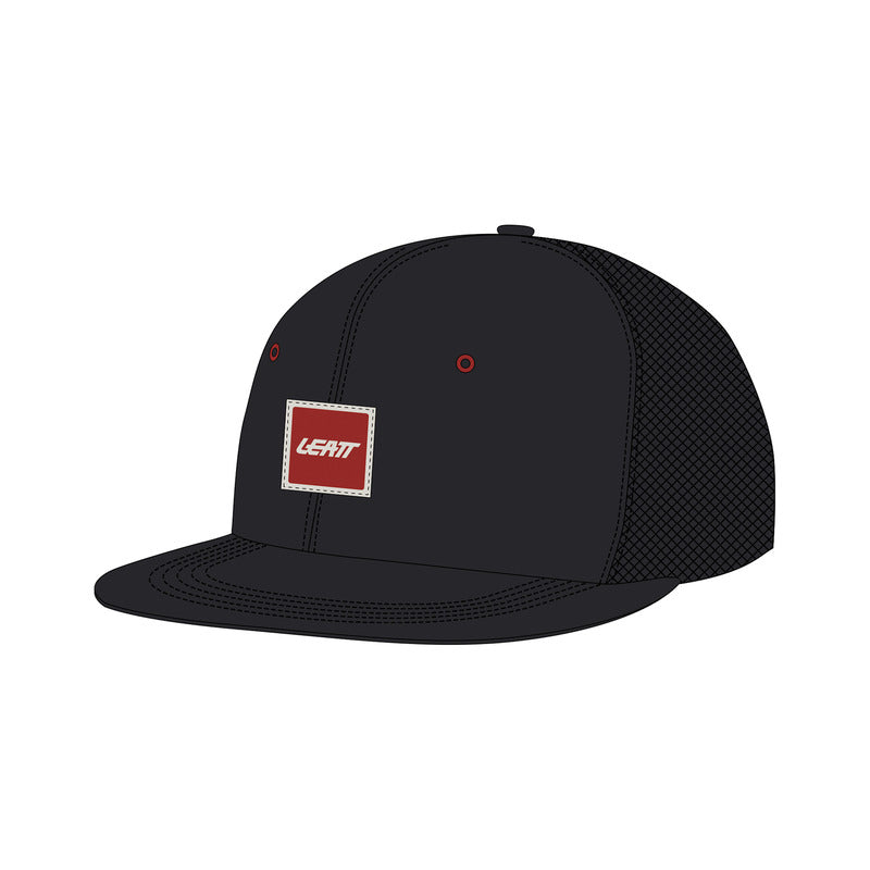 CZAPKA Z DASZKIEM LEATT TRUCKER TECH BLACK S-XL