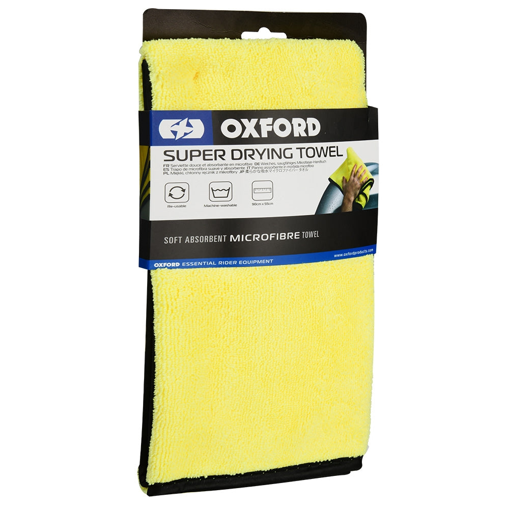 OXFORD SUPER CHŁONNY RĘCZNIK Z MIKROFIBRY 90X55 CM KOLOR ŻÓŁTY – zdjęcie 2
