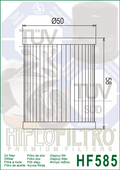 Hiflofiltro FILTR OLEJU HIFLO HF585 MORINI 1200 '06-