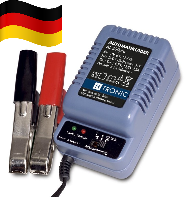 H Tronic Ładowarka akumulatorowa prostownik H-TRONIC AL 300 pro 2/6/12V auto 0,3A